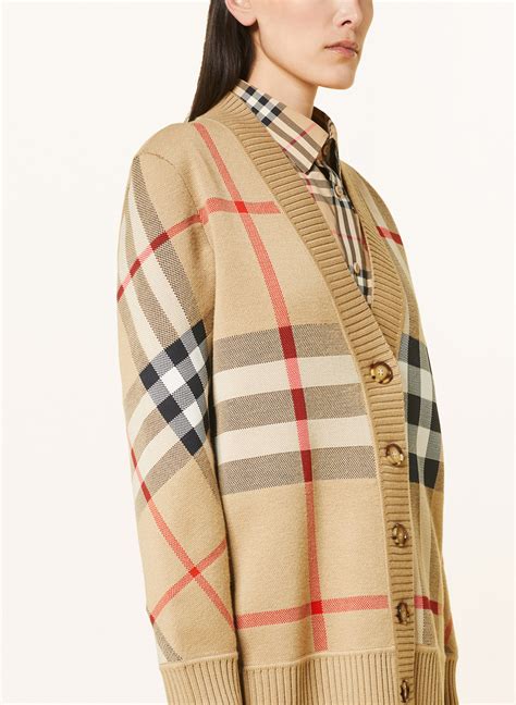 burberry strickjacke damen rot|Designer.